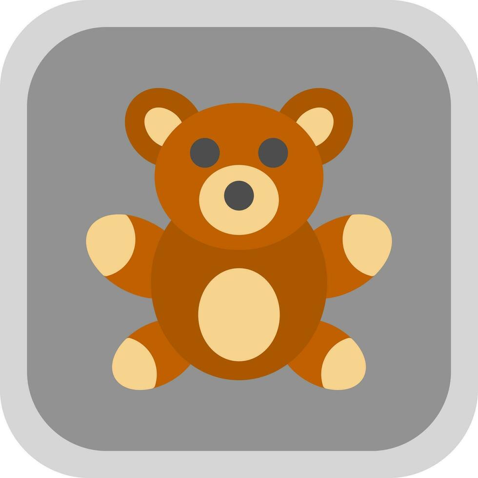 Teddy Bear Vector Icon Design