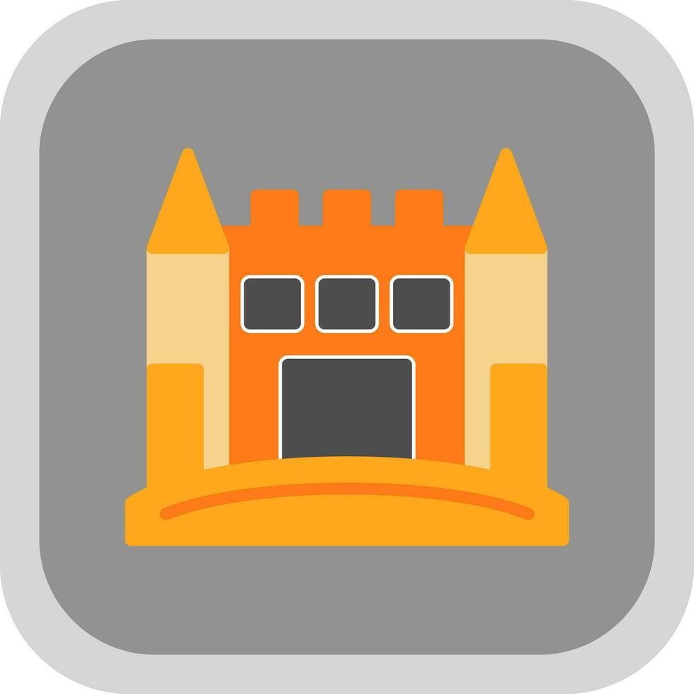 Sand Castle Vector Icon Design