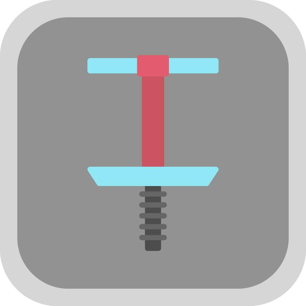 Pogo Stick Vector Icon Design