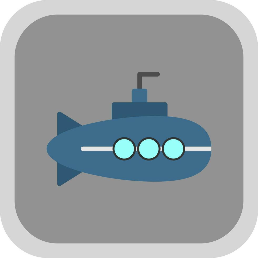 diseño de icono de vector submarino