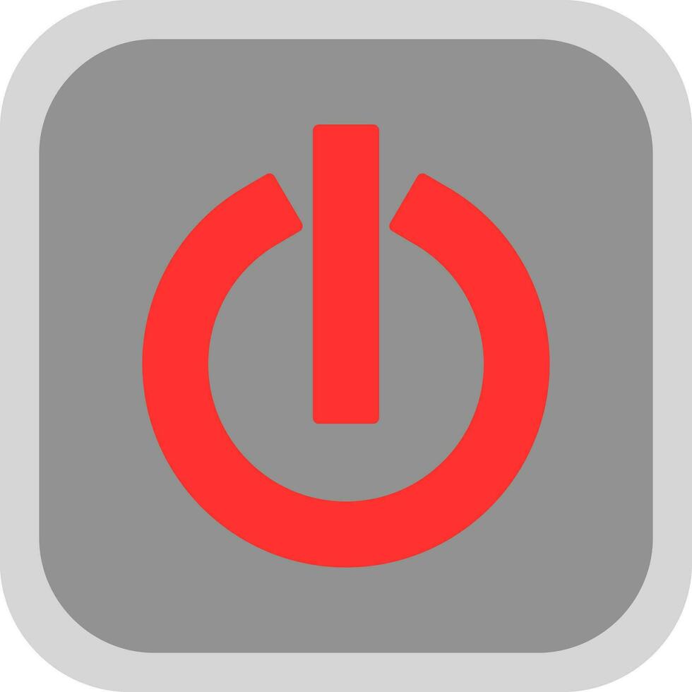 Power Button Vector Icon Design