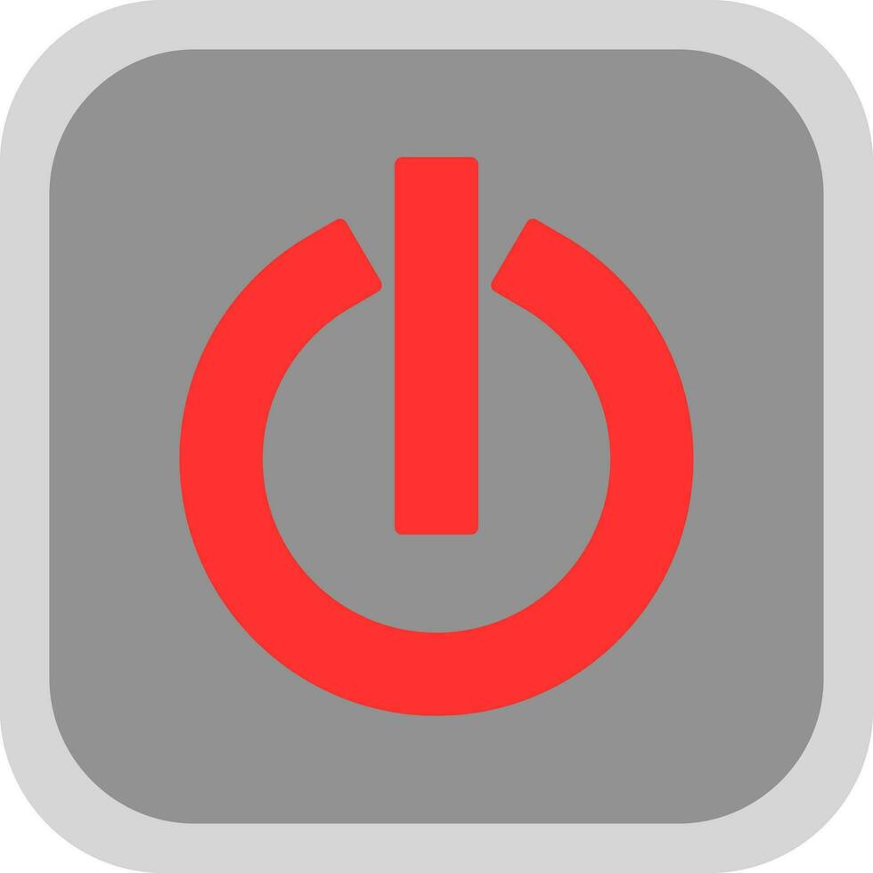 Power Button Vector Icon Design