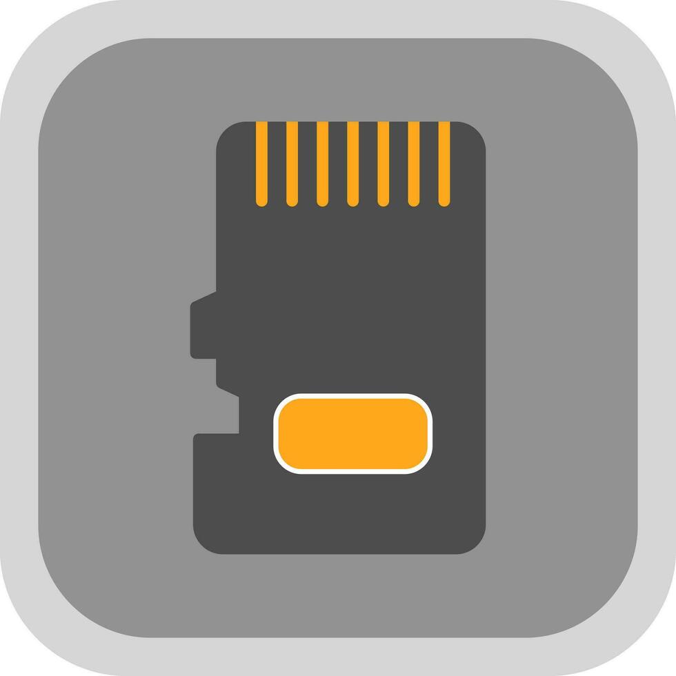 Memory Card Vector Icon Design