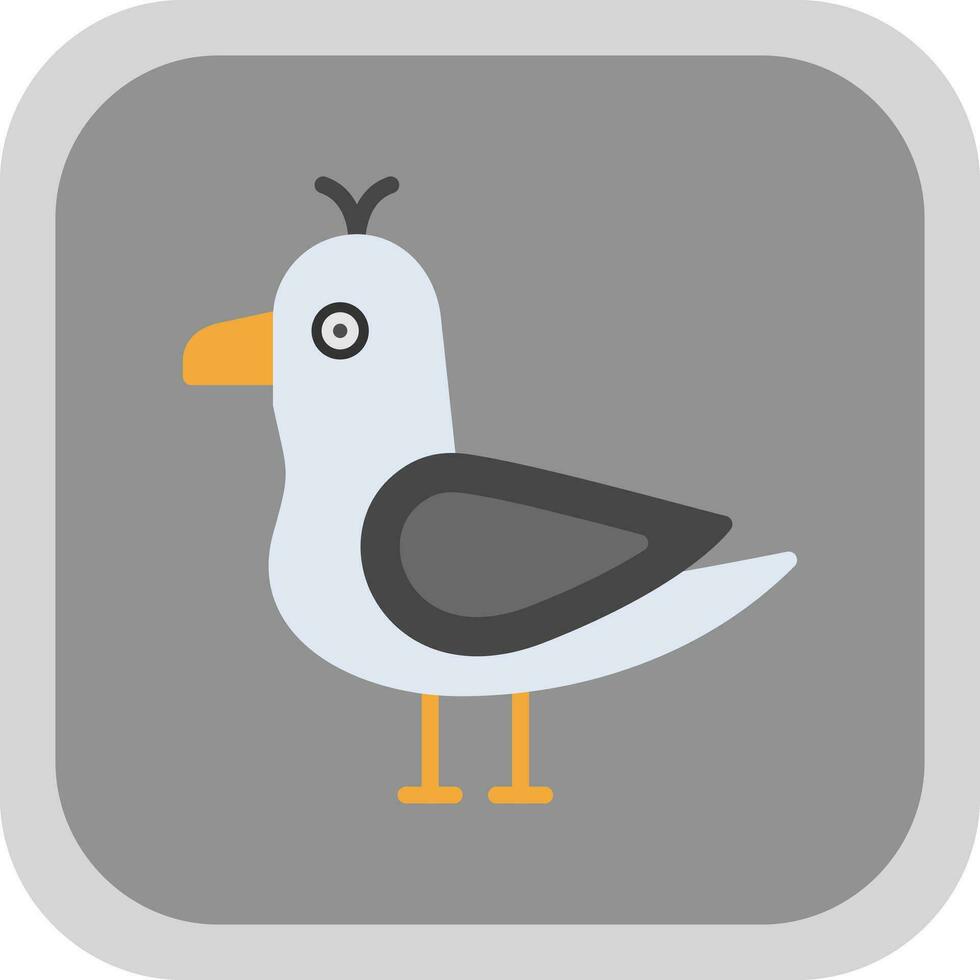 diseño de icono de vector de gaviota