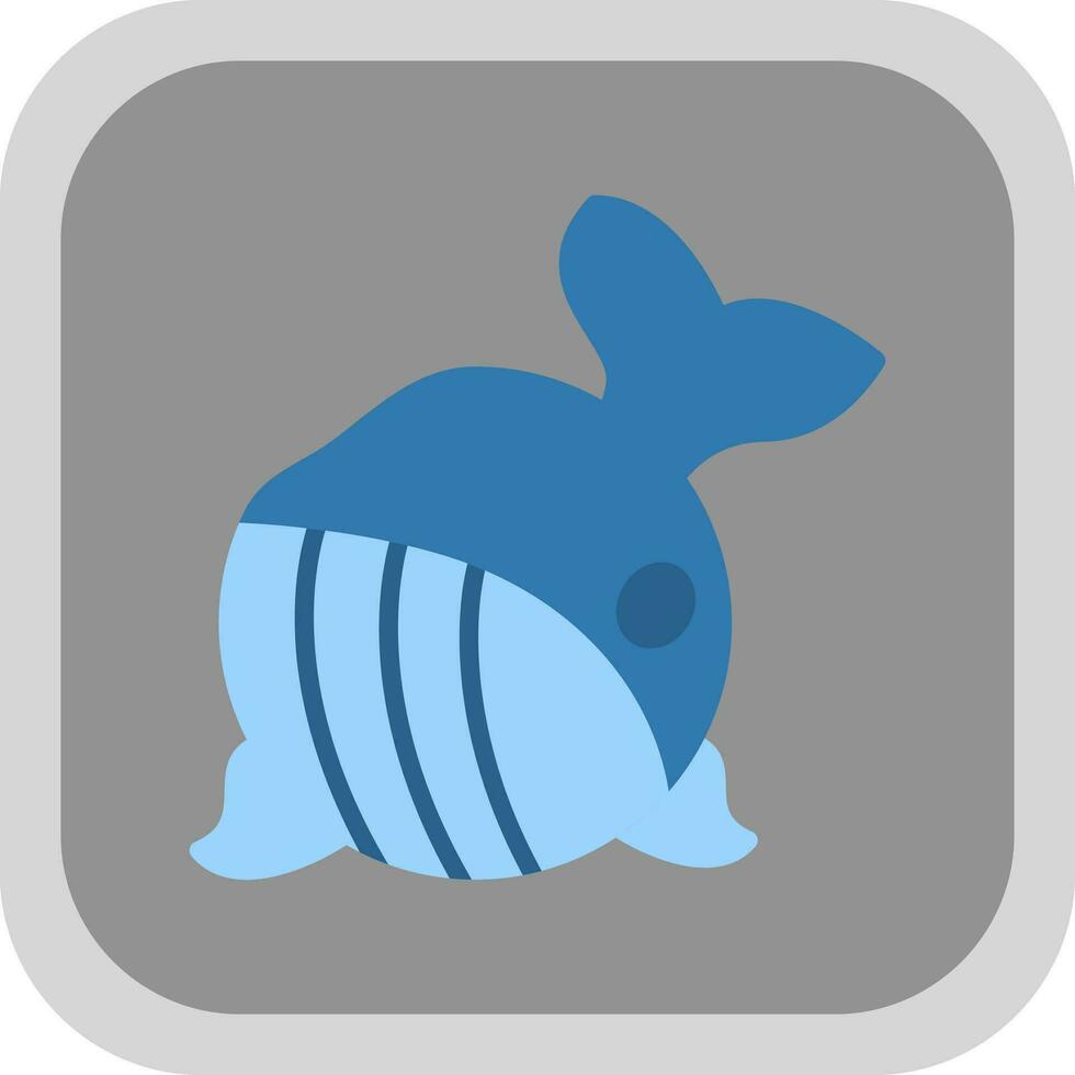 Whale Vector Icon Design