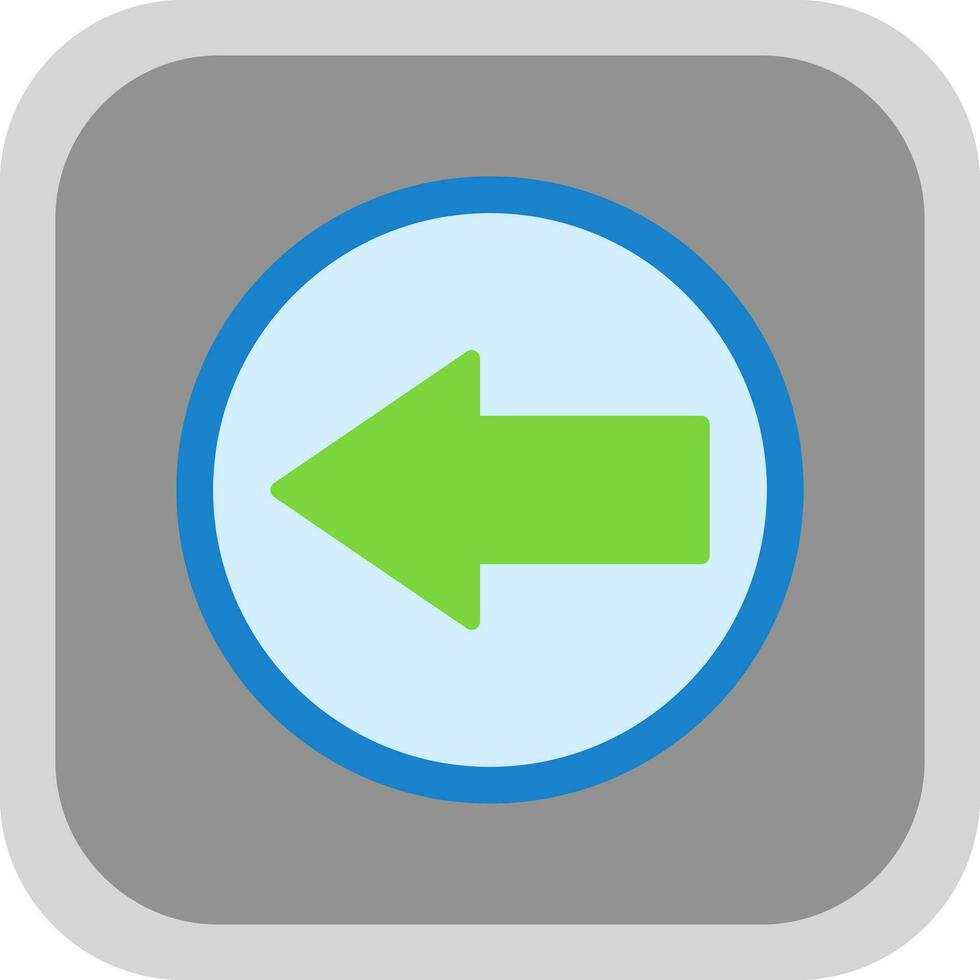 Left Arrow Vector Icon Design