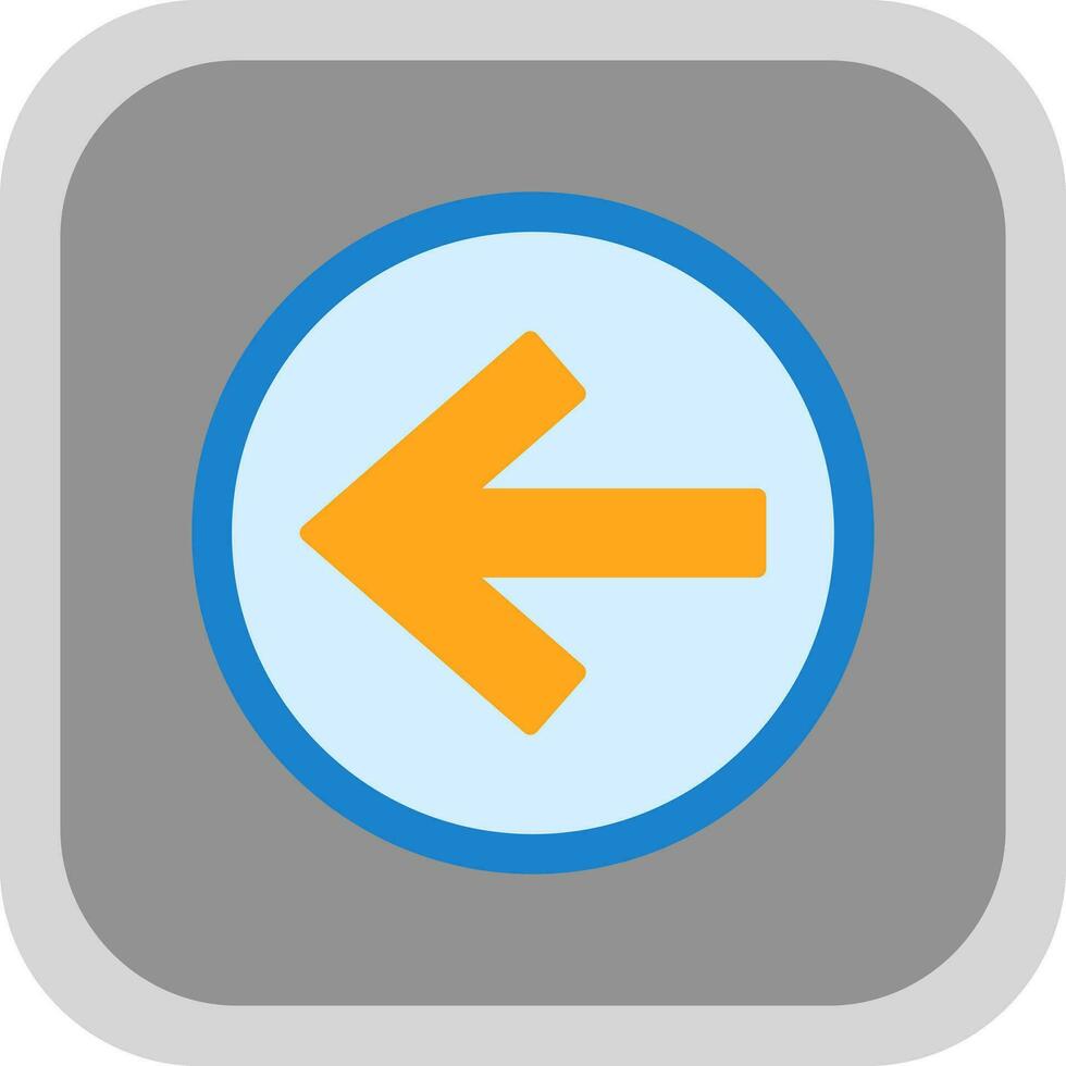 Backward Vector Icon Design