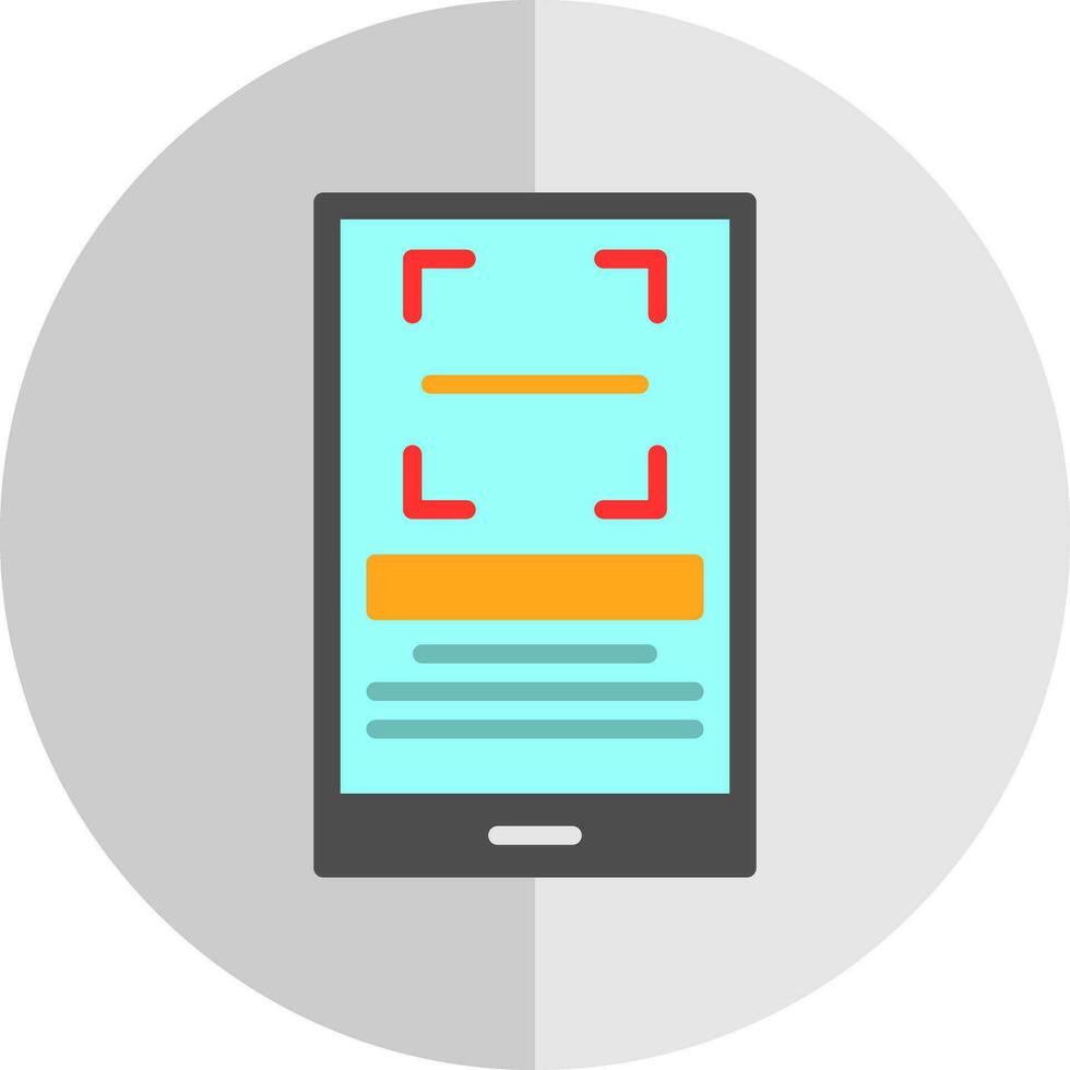 Qr Scan Vector Icon Design