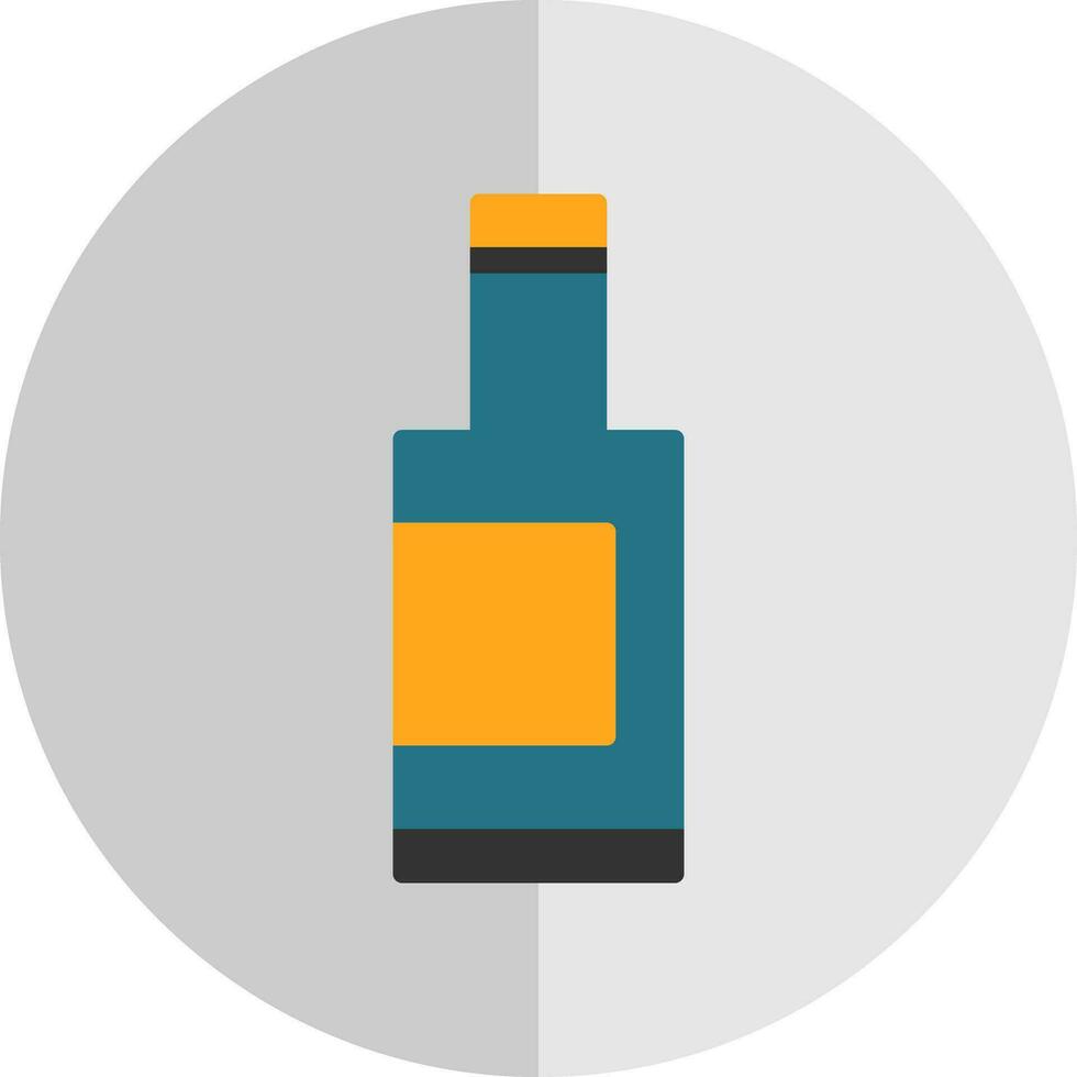 Wine Bottle Vector Icon Design