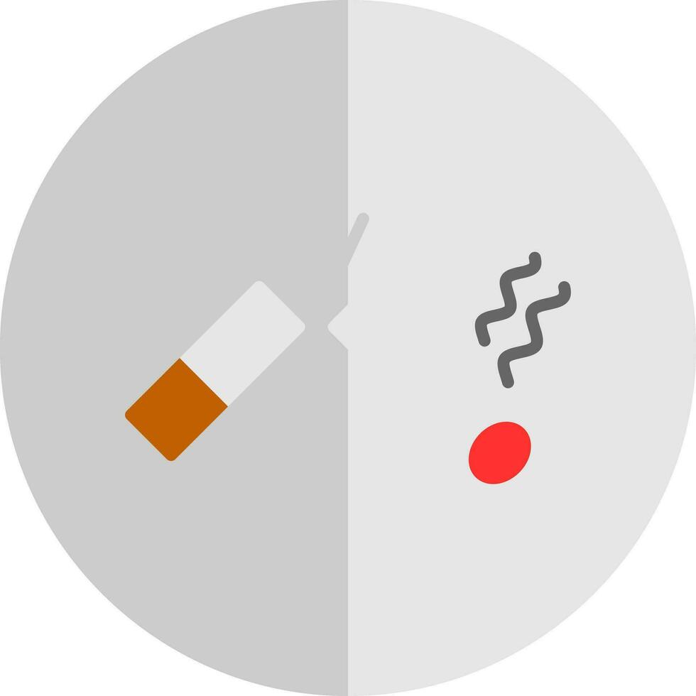 Broken Cigarette Vector Icon Design