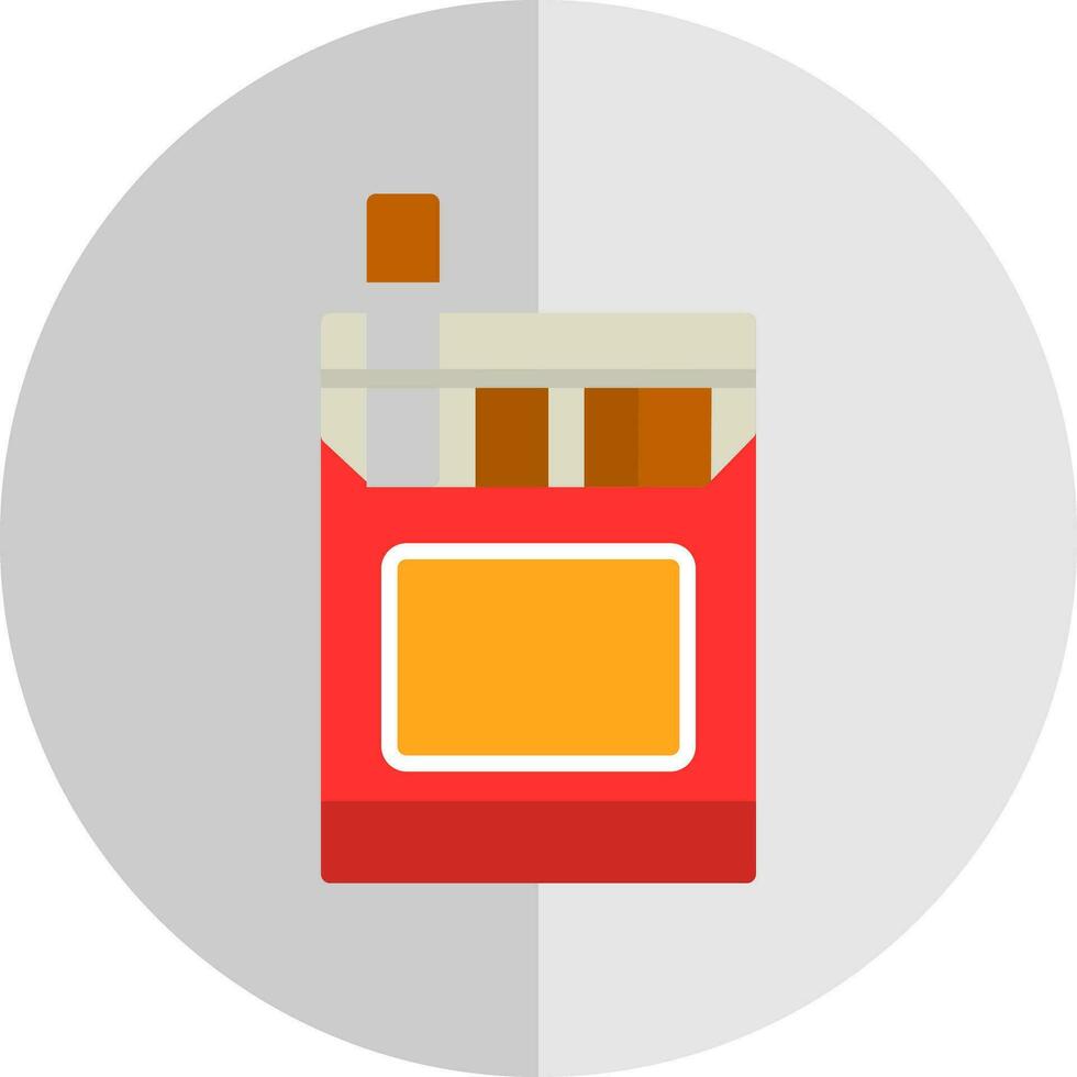 Cigarette Pack Vector Icon Design