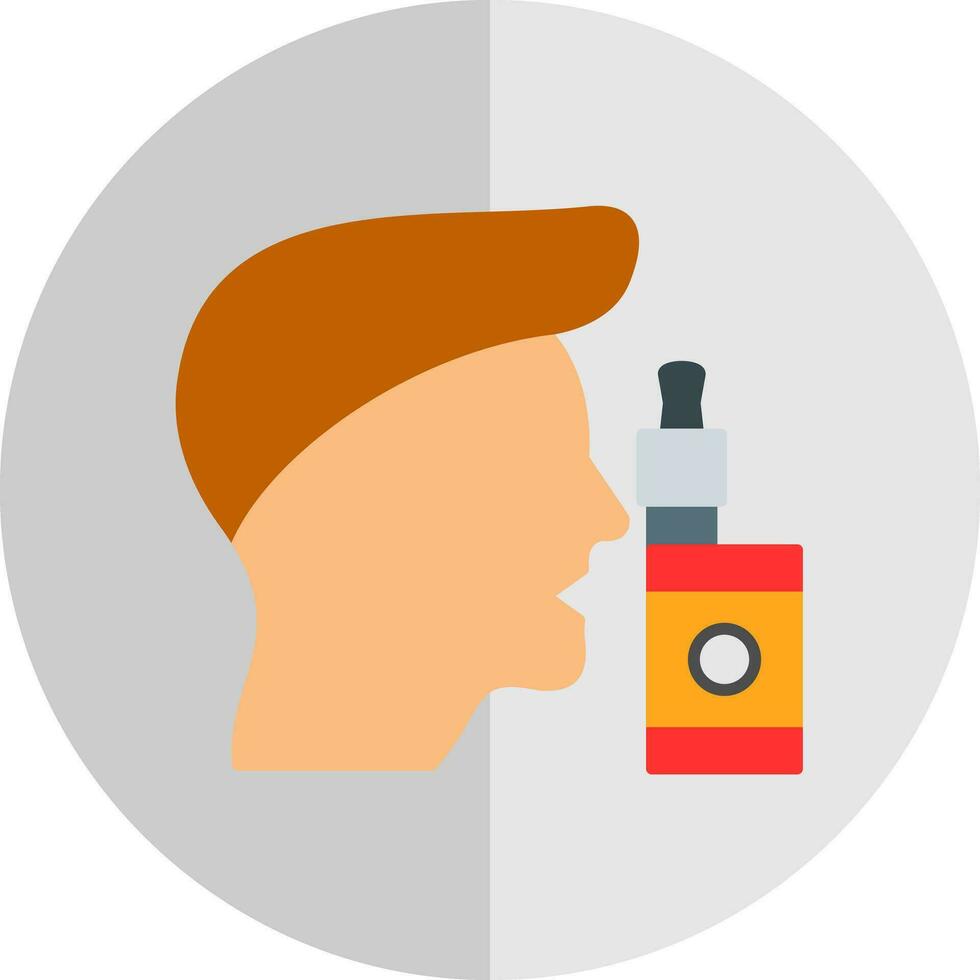 Vaping Vector Icon Design