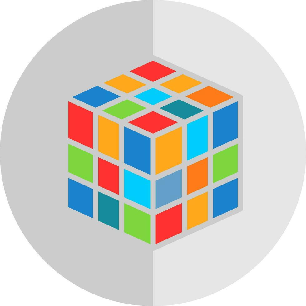 Rubik Vector Icon Design