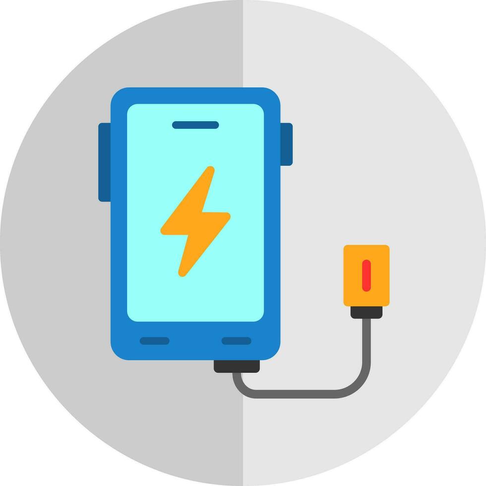 Wireless Charger Vector Icon Design