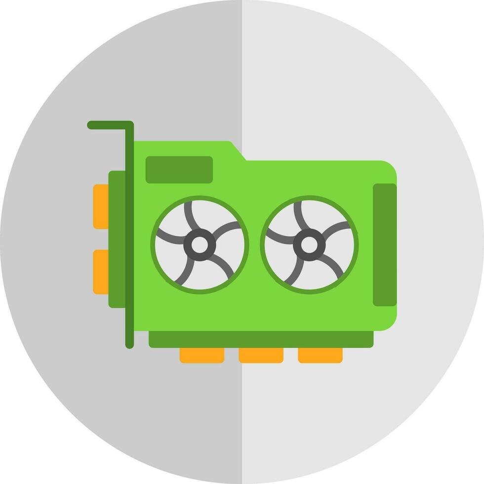 Graphic Card Vector Icon Design