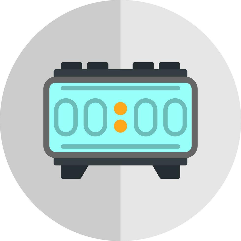 Digital Alarm Vector Icon Design