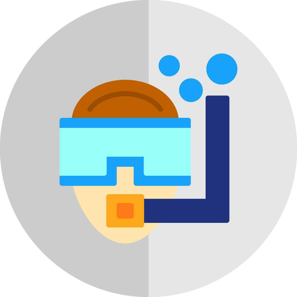 Diver Vector Icon Design