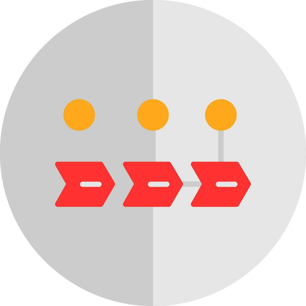 Value Chain Vector Icon Design