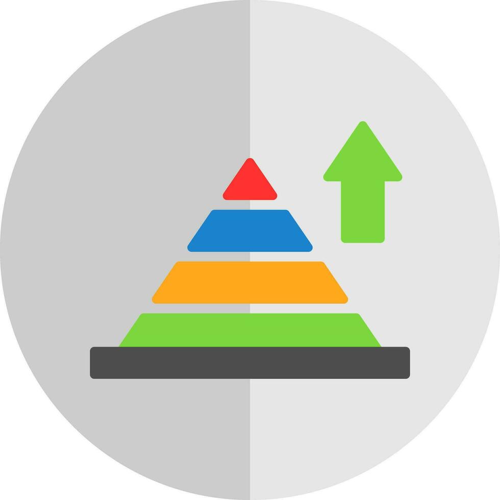 Pyramid CHart Vector Icon Design