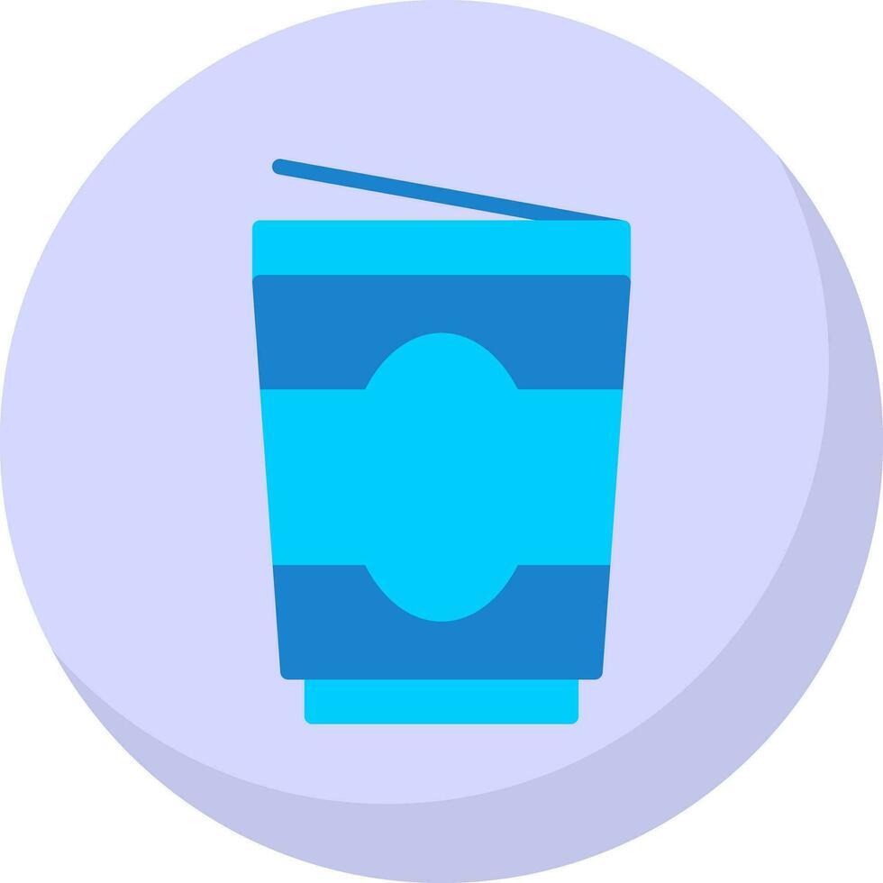 Yogurt Vector Icon Design