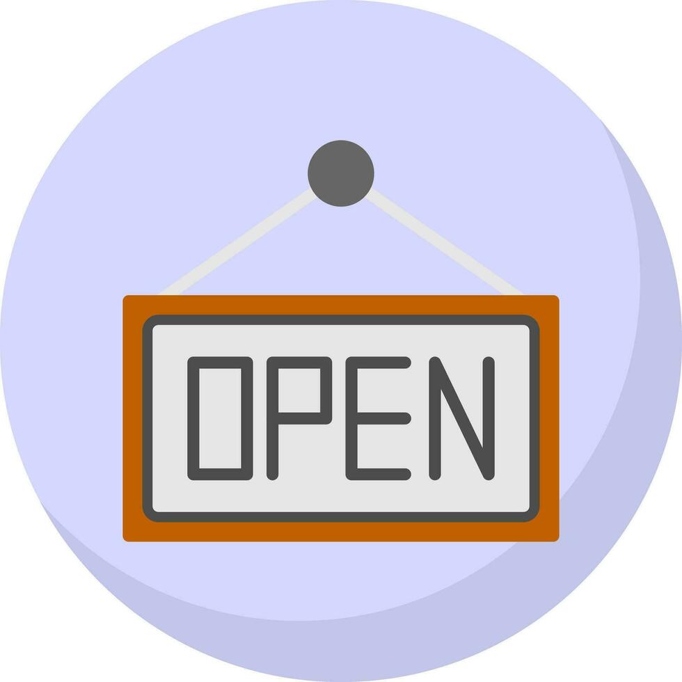 Open Tag Vector Icon Design