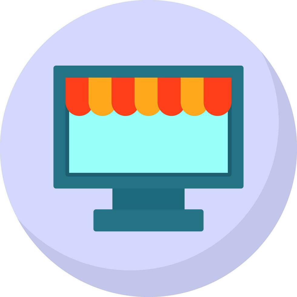 Online Store Vector Icon Design