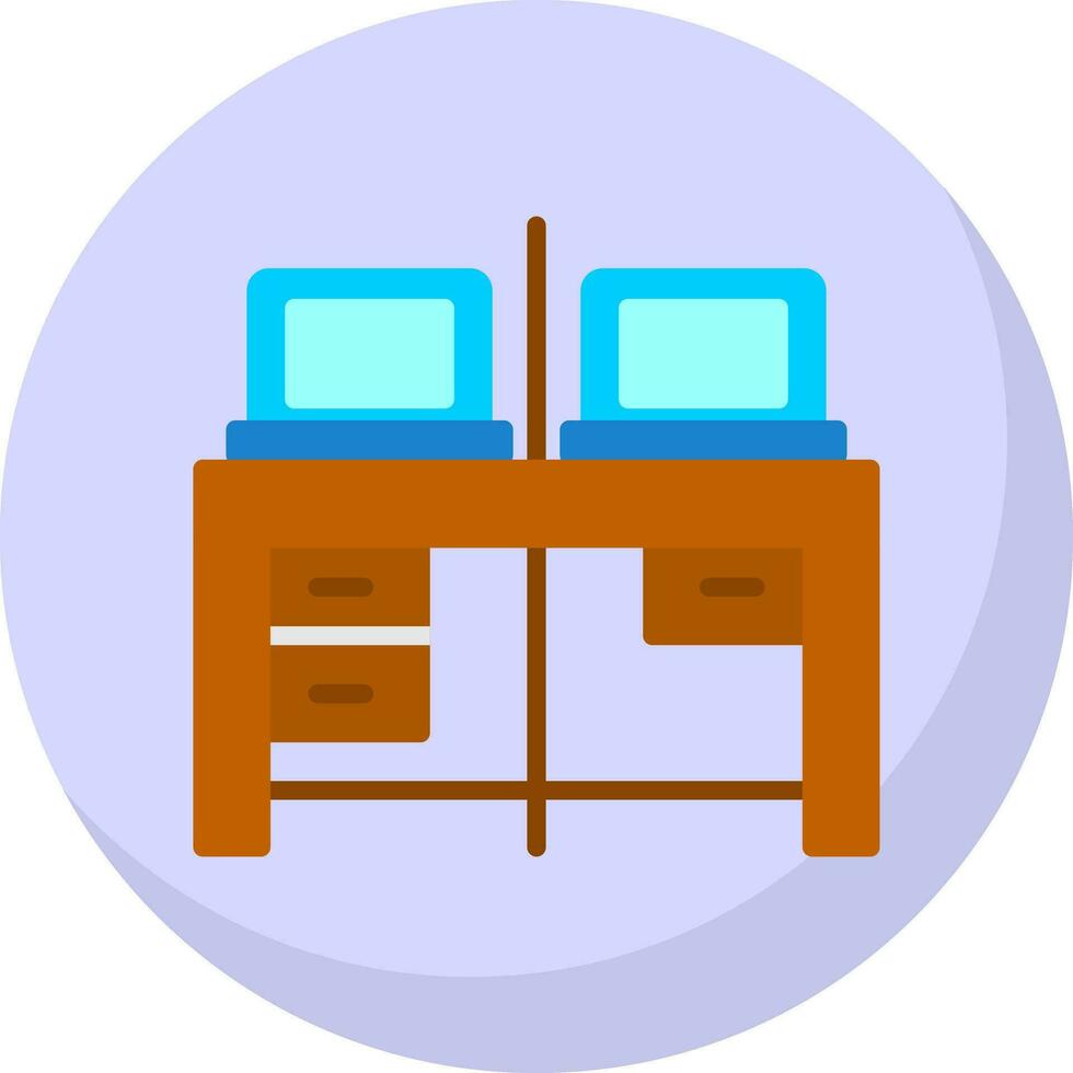 Work Space Vector Icon Design