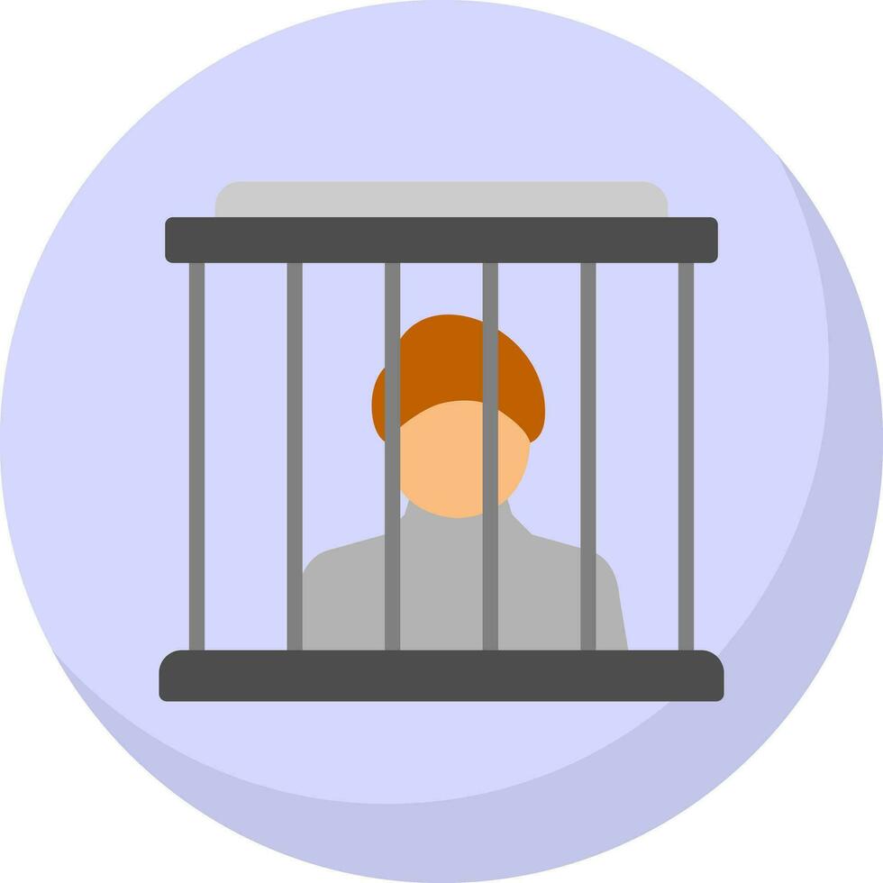 Prisoner Vector Icon Design