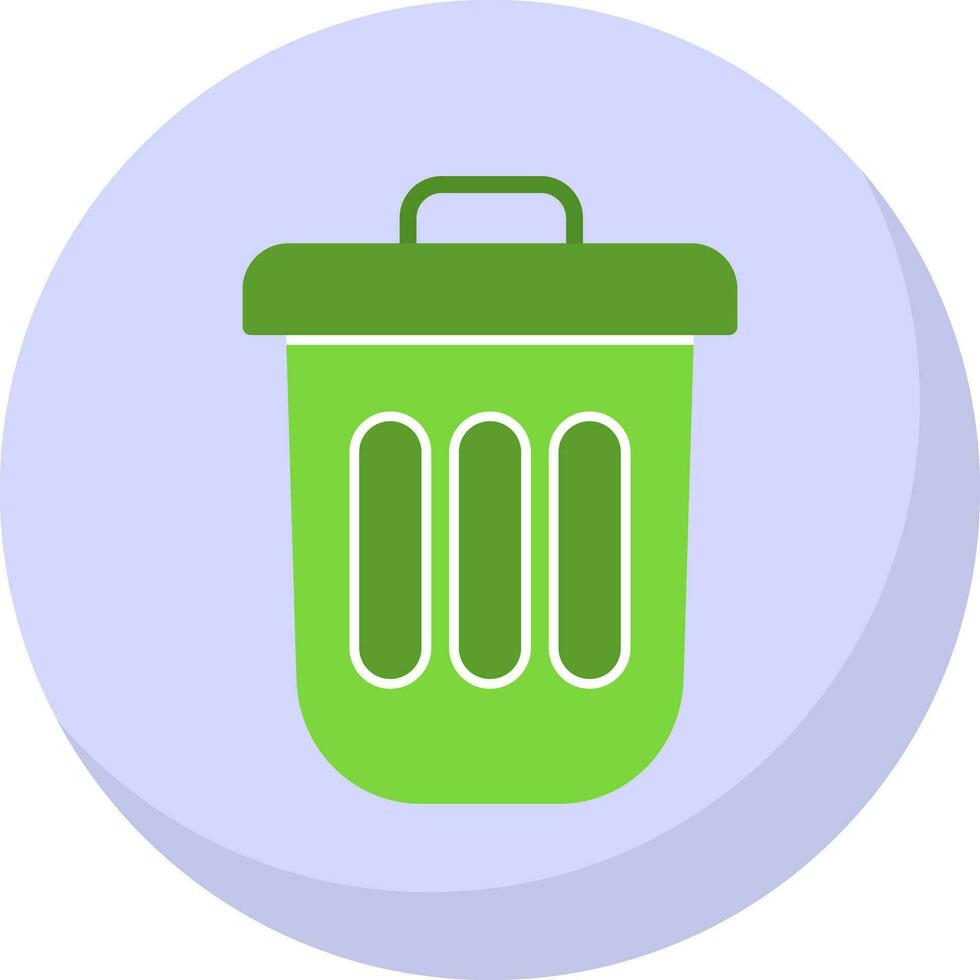 Dustbin Vector Icon Design