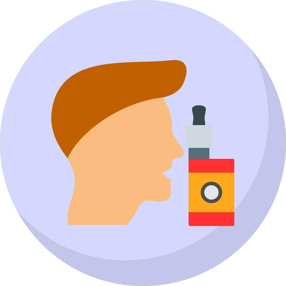 Vaping Vector Icon Design