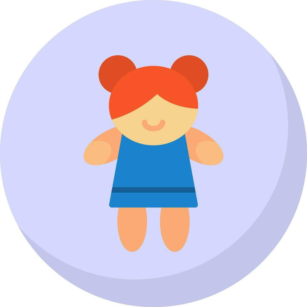 diseño de icono de vector de niña