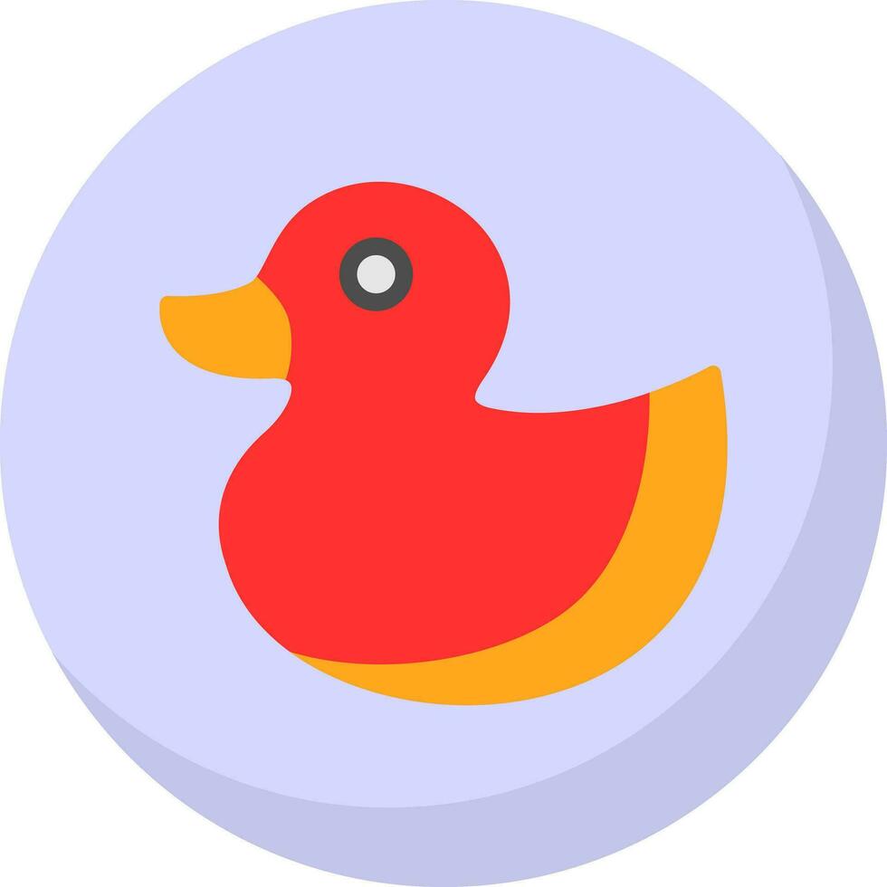 Rubber Duck Vector Icon Design