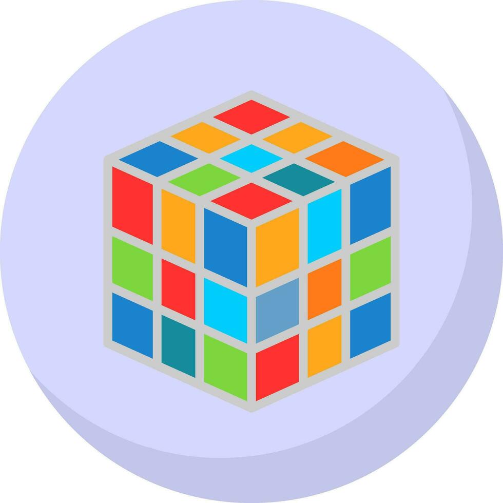 Rubik Vector Icon Design