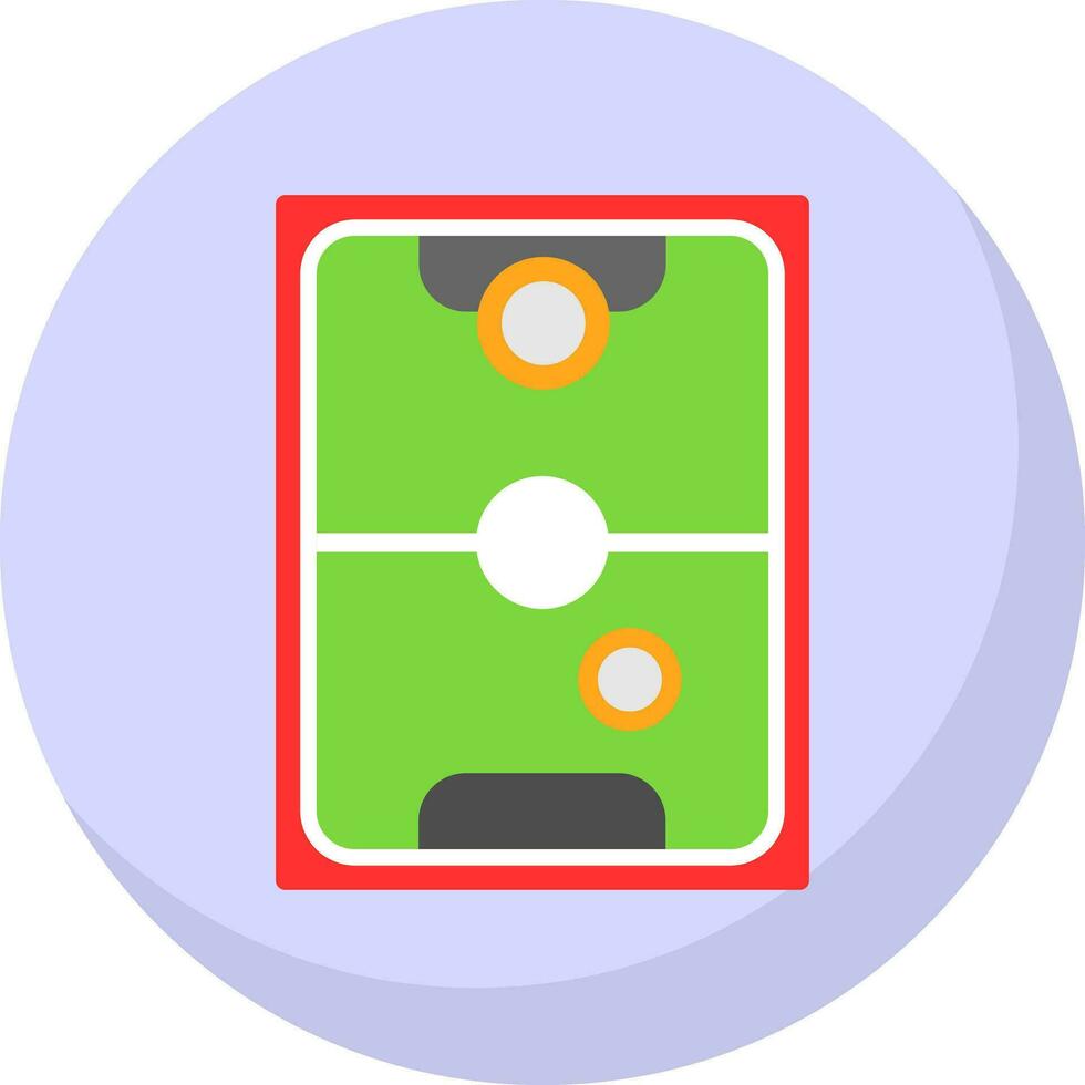 Air Hockey Vector Icon Design