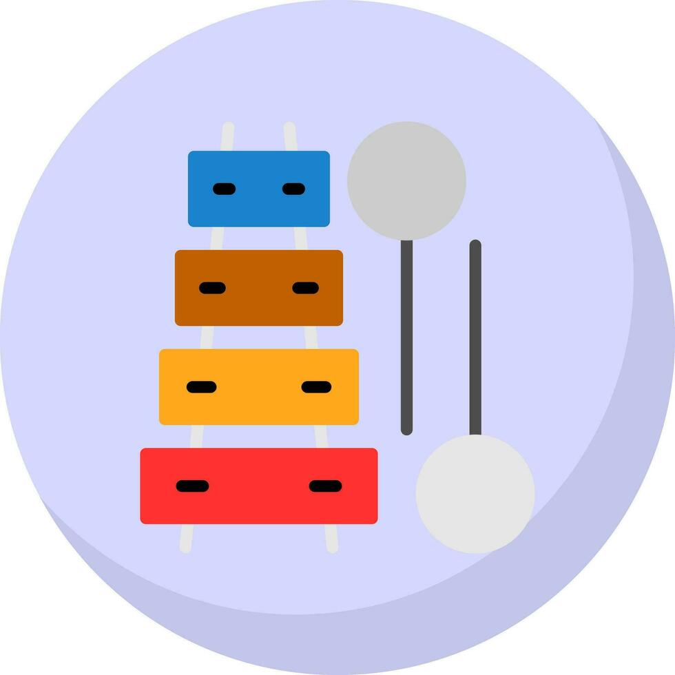 Xylophone Vector Icon Design