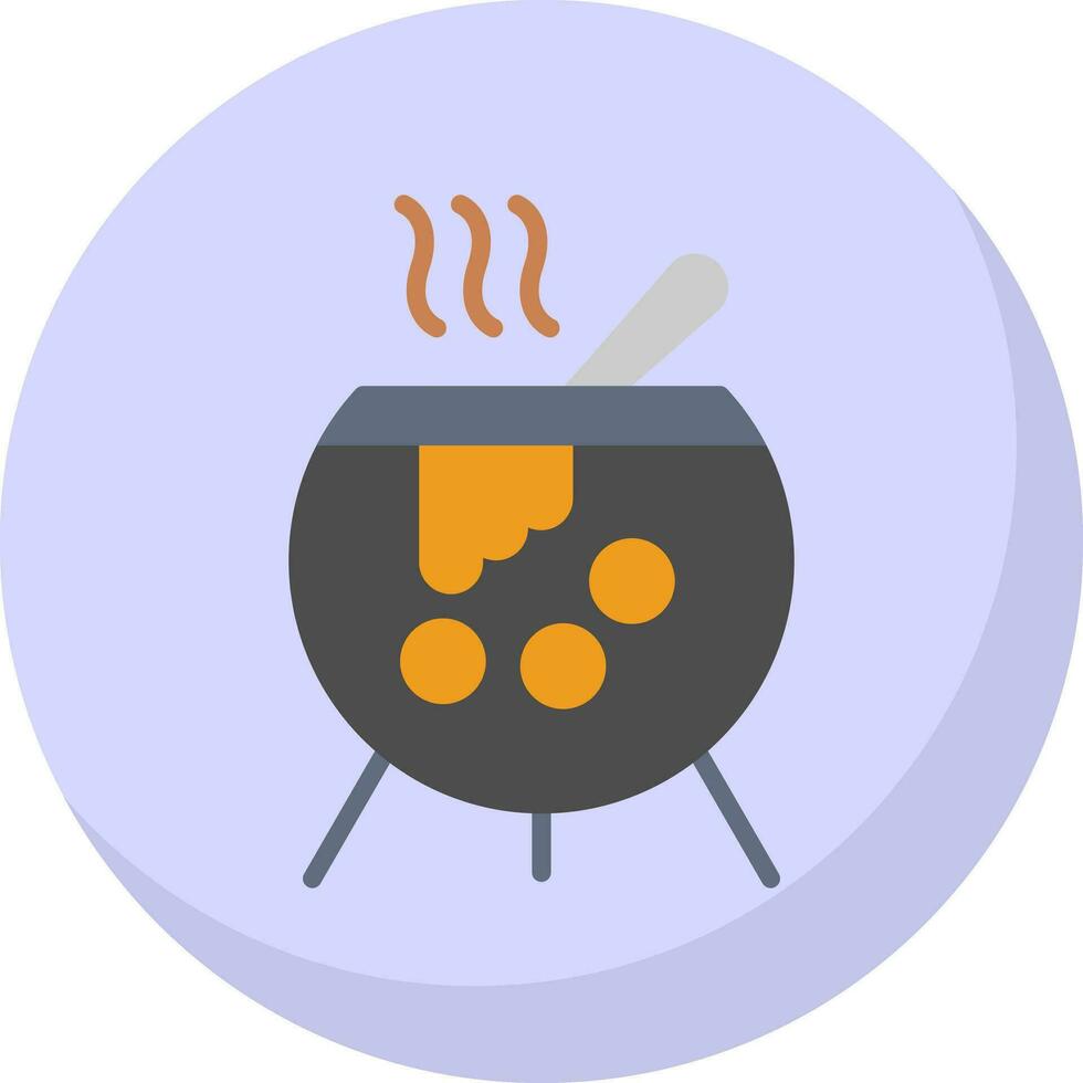 diseño de icono de vector de caldero