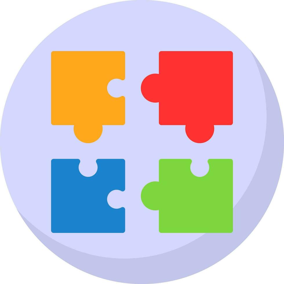 Puzzle Vector Icon Design
