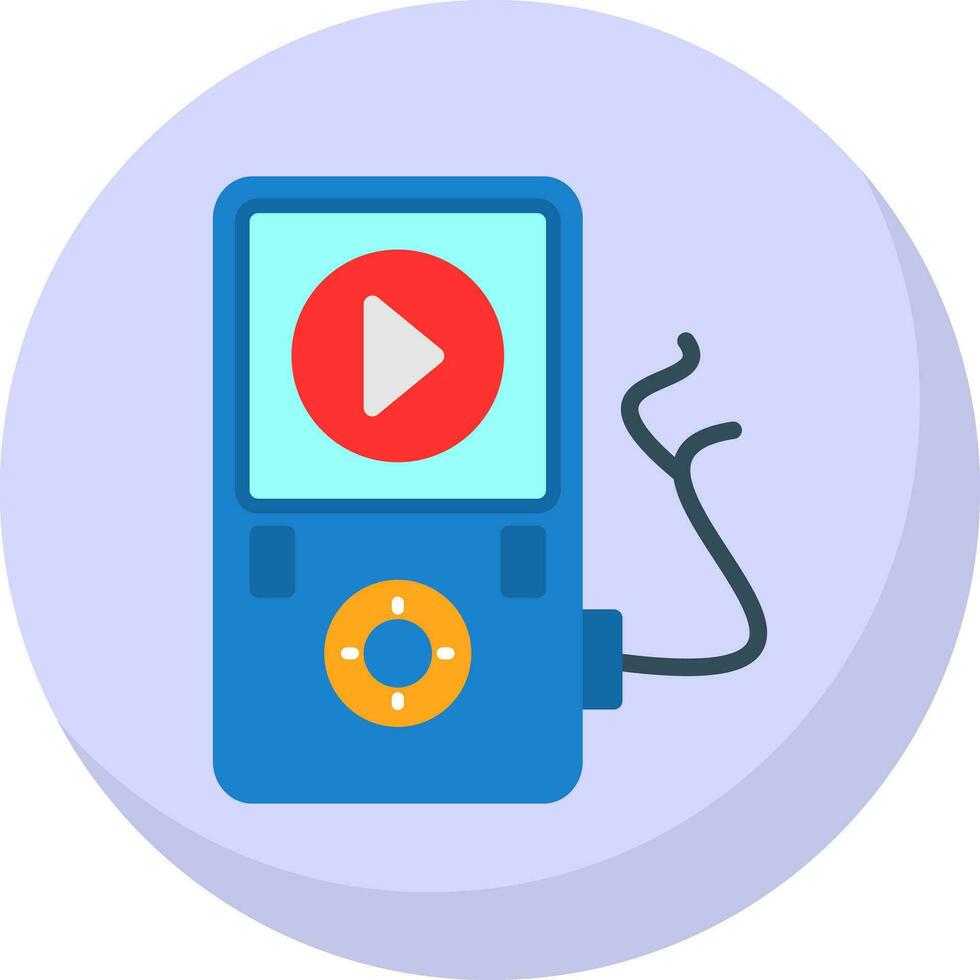 Mp4 Player Vector Icon Design
