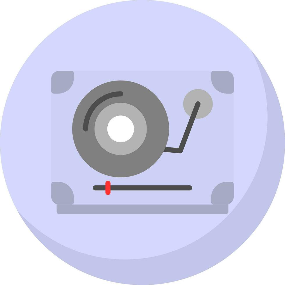 Turntable Vector Icon Design