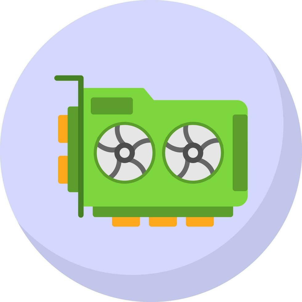 Graphic Card Vector Icon Design