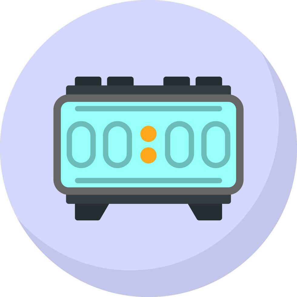 Digital Alarm Vector Icon Design