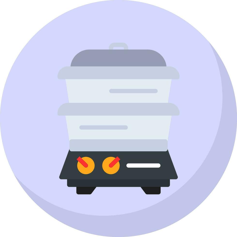 Steamer Vector Icon Design
