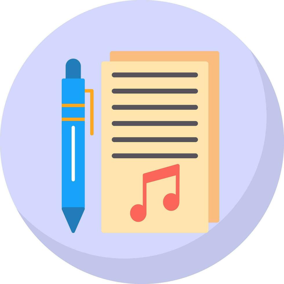Music Note Vector Icon Design