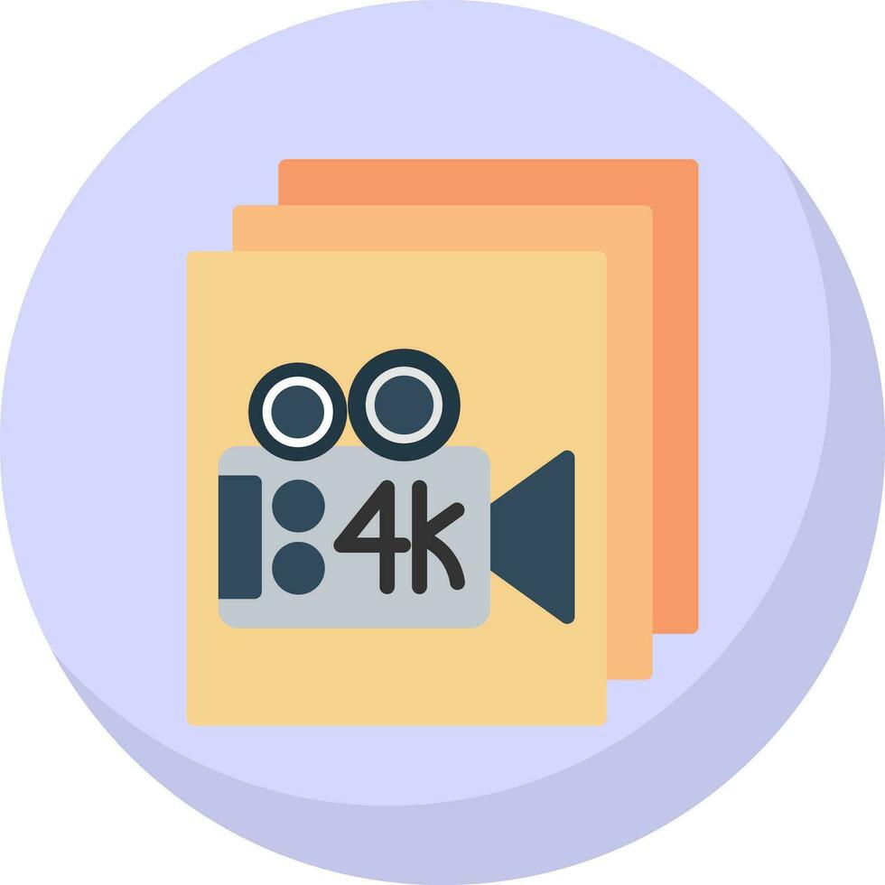 Video Film Vector Icon Design