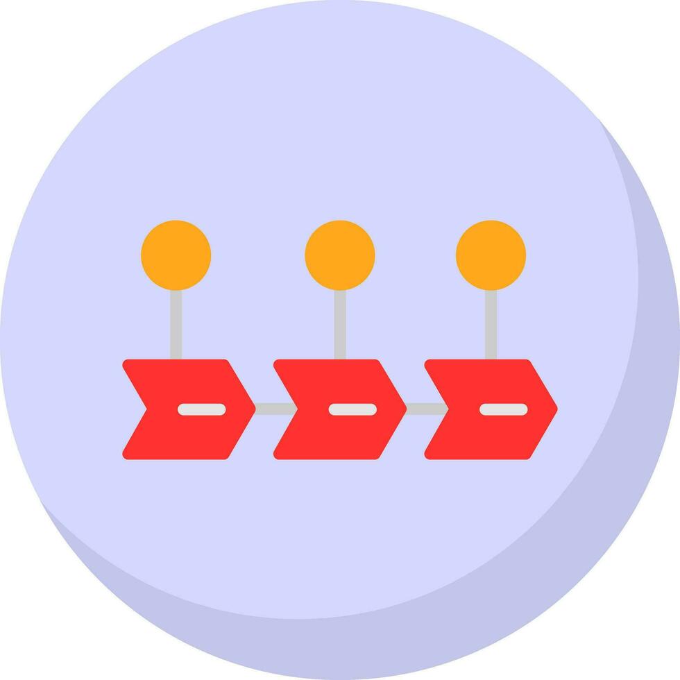 Value Chain Vector Icon Design