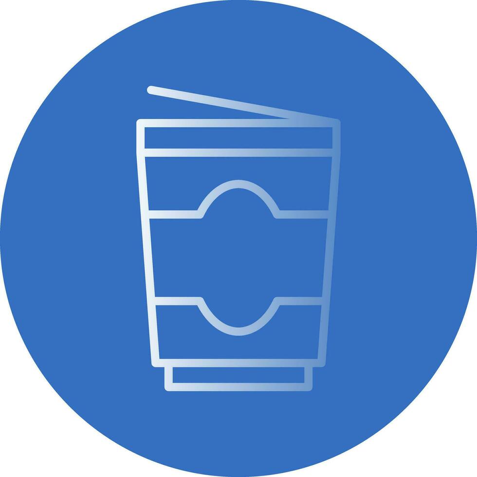 Yogurt Vector Icon Design