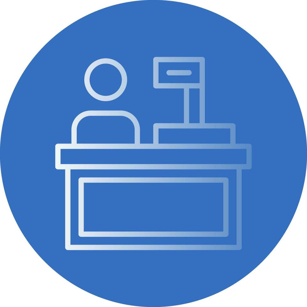 Cashier Vector Icon Design