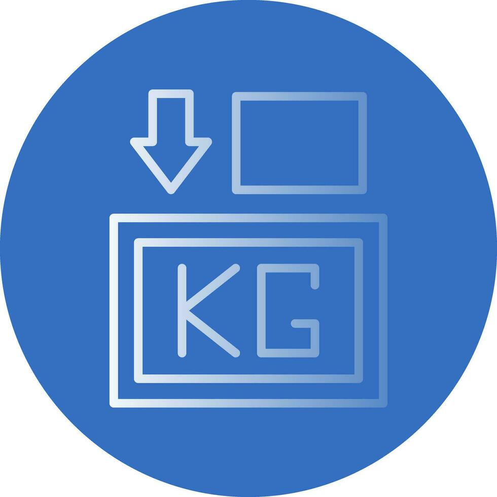 Weight Vector Icon Design