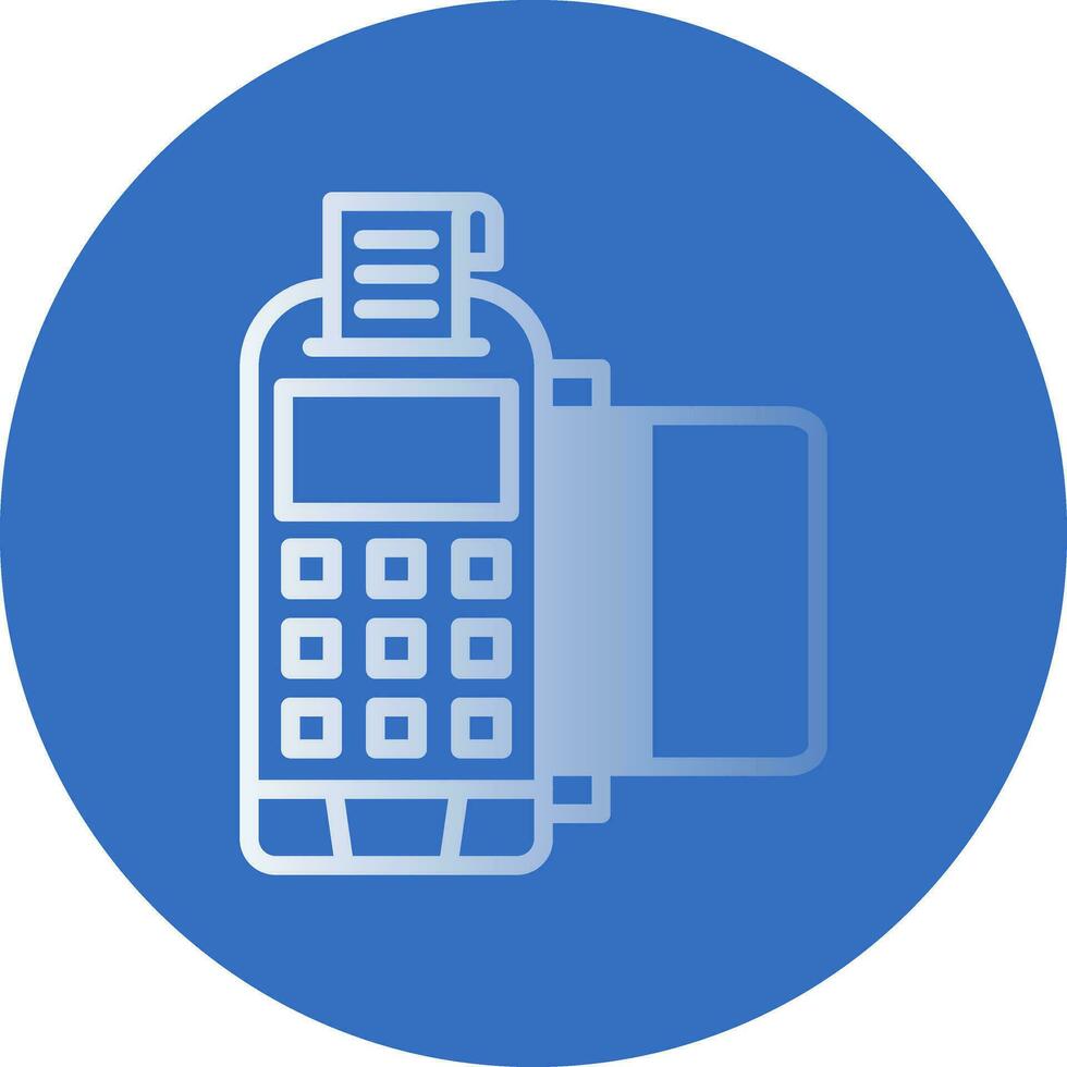 Pos Terminal Vector Icon Design