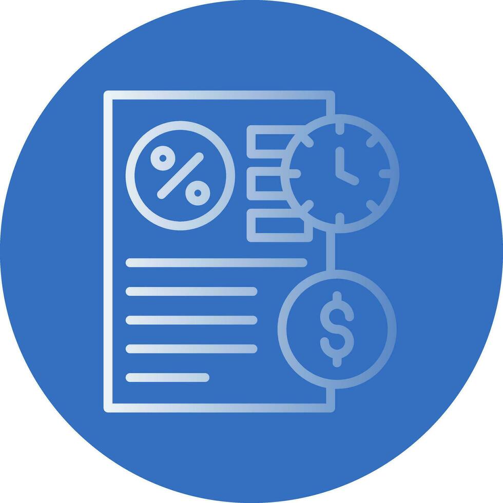 Long Term Debt Vector Icon Design
